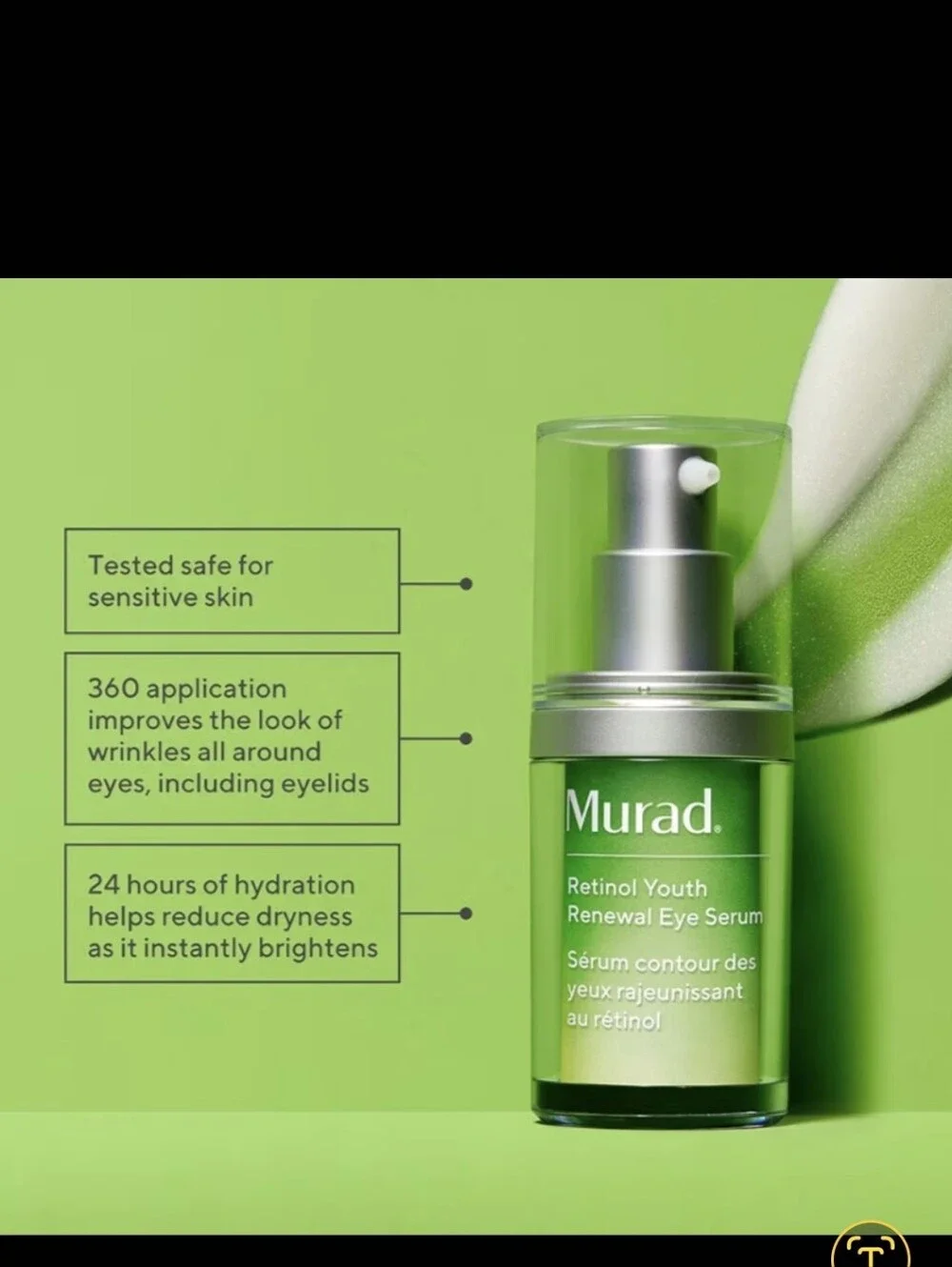 Murad Retinol Youth Renewal Eye Serum - Green
